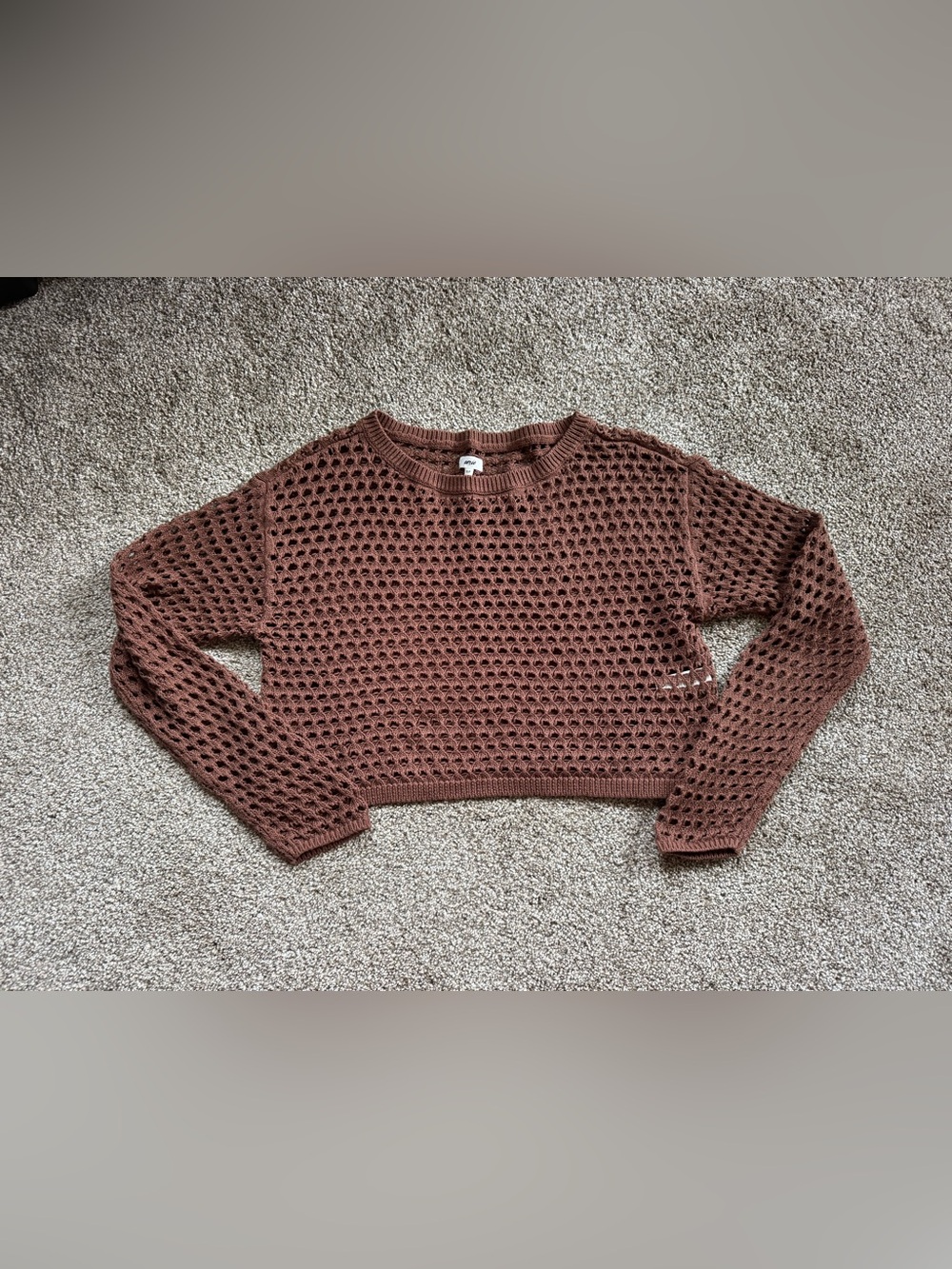 Aerie Crochet Vacay Sweater
